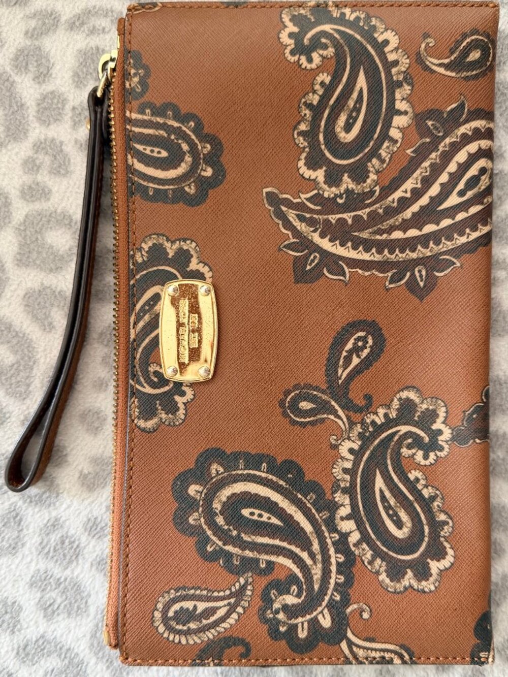 Michael Kors Paisley Clutch/Wristlet